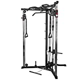 Valor Fitness BD-61 Cable Crossover Station with LAT Pull, Row Bar, and Multi-Grip Pull-Up Station