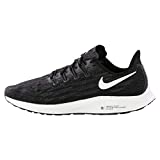 Nike Air Zoom Pegasus 36 Women's Running Shoe Black/White-Thunder Grey Size 8.0
