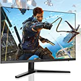 KOORUI 27 Inch Gaming Monitor FHD 1080p 165Hz Monitor IPS 90% DCI-P3 Computer Monitors with 1ms (MPRT) Freesync, HDMI/Type-C/DP for Gaming, Tilt Lifting Rotating Base Adjustable Stand, VESA Compatible