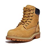 Timberland PRO Women's Direct Attach 6 Inch Steel Safety Toe Insulated Waterproof Industrial Work Boot, Wheat Nubuck, 9