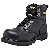 Cat Footwear Men's Second Shift Steel Toe Work Boot, Black, 10.5 Wide
