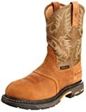 ARIAT mens Workhog H2o Composite Toe Work Boot, Aged Bark/Army Green, 11 Wide US