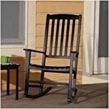 Mainstay Outdoor Rocking Chair - Black