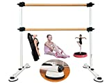 MARFULA Ballet Barre Bar Portable Freestanding with Carry Bag, Stretch Band and Turning Board
