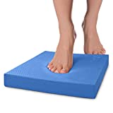 Yes4All Foam Exercise Pad/Balance Pads for Physical Therapy and Balance Exercises, Suitable for Home, Work, Rehabilitation (Blue - Large)
