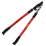 TABOR TOOLS GG11A Bypass Lopper with Compound Action, 30 Inch Tree Trimmer, Branch Cutter with ⌀ 1 3/4 Inch Cutting Capacity, Delivers Clean Cuts with Ease.