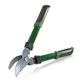 Edward Tools 15” Power Bypass Lopper / Pruning Shear - Powerful cut up to 1” diameter - High Carbon Steel Blade - Rubber Ergo Grip Handle