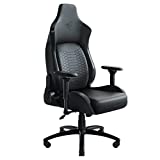 Razer Iskur XL Gaming Chair: Ergonomic Lumbar Support System - Multi-Layered Synthetic Leather Foam Cushions - Engineered to Carry - Memory Foam Head Cushion - Black