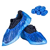KCTUKA Disposable Shoe Covers, 50 PCS (25 Pairs) Green Convenience Boot Cover, Waterproof, Non slip, Dust proof, Protect Your Shoes, Floor, Carpet, One Size Fit Most