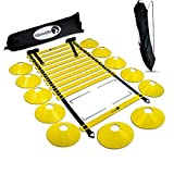 Sports Agility Ladders Speed Training Equipment,Workout Ladder for Ground Soccer, Speed and Agility Training Ladder Set,Exercise Ladders for Agility Training, Sports Speed & Agility Training Equipment