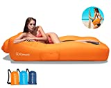 Inflatable Lounger Air Sofa Hammock Portable & Waterproof,Air Couch Inflatable Loungers for Backyard Lakeside Beach Camping Park Picnics & Music Festivals Camping Compression Sacks,by Zomake