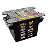 Arcade 1Up - New! Deluxe 12-in-1 Head to Head Cocktail Table with Split Screen Street Fighter & More