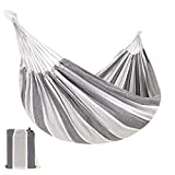 Best Choice Products 2-Person Indoor Outdoor Brazilian-Style Cotton Double Hammock Bed w/Portable Carrying Bag – Steel