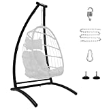 G TALECO GEAR Hammock Chair Stand,Heavy-Duty Steel Hammock Stand,Multi-Use Swing Stand for Outdoor Indoor，Hammock Chair not Include… (C Type)