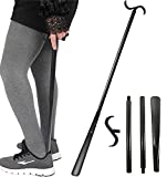 Fanwer Shoe horn Long handle for Seniors - 33.5' Long Dressing Stick, Sock Remover Tool, Stable, Not easy to break, Adjustable, for Disabled, Knee & Hip Replacements and Back Problems People