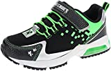 Minecraft Shoes for Boys, Creeper Light-Up Sneakers with Hook-and-Loop Strap, Creeper Green, Size 13 Little Kid