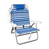 Hurley Backpack Beach Chair, LA Source, Signal Blue