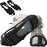 Limm Crampons Ice Traction Cleats XLarge - Lightweight Snow Cleats for Walking on Snow & Ice - Anti Slip Shoe Grips Quickly & Easily Over Footwear - Portable Ice Grippers for Shoes & Boots