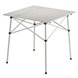 Coleman Outdoor Folding Table | Ultra Compact Aluminum Camping Table, White
