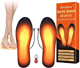 Heated Shoes Insoles, Thermal Insoles, Electric Shoe Heating, Rechargeable Heated Shoes Pad, Washable Winter Foot Warmers for Outdoor / Camping / Skiing / Hunting, Size 35-40