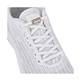Elastic Shoe Laces for Kids and Adults Sneakers,Elastic No Tie Shoelaces White