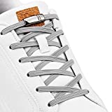 Aiboxin No Tie Elastic Shoelaces, With Magnetic Shoe Laces Lock - One Size Fits All Kids & Adult
