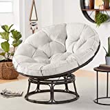 Better Homes & Gardens Papasan Chair with Fabric Cushion (Grey)