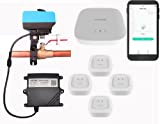 YoLink Wireless Valve Controller X³ & Bulldog Valve Robot Automatic Water Leak Detection, New X3 Commercial Line & Shut-Off Kit with (4) Leak Sensors & Hub