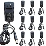 NeuPo 48 Volt Power Supply (10 Pack) | Replacement Power Adapter Compatible with VOIP Polycom IP Phones VVX 201, 300, 301, 310, 311, 400, 401, 410, 411, 1500 2200-46170-001, Sound Point IP 560, 670
