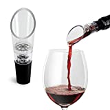 TenTen Labs Wine Aerator Pourer (2-pack) - Premium Decanter Spout - Gift Box Included