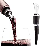 AeraWine 2-Pack Bottle-top Wine Aerator and Pourer - 100% Made in the USA