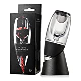 Wine Aerator - Wine Decanter with Sediment Filters make Wine Aerated Quickly, Wine Airarator with Travel Bag, Premium Wine Purifier for Wine Lovers (Acrylic)