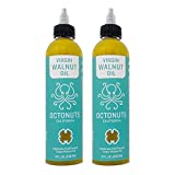 Octonuts Cold Pressed Virgin Walnut Oil, 8 Ounce (Pack of 2), Made with California Walnuts, Plant Based, Keto, Paleo Friendly, Vegan, Gluten Free