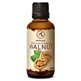 Walnut Oil Cold Pressed 1.7 oz (50ml) - Juglans Regia Seed Oil - USA - 100% Pure & Natural - Unrefined - Intensive for Face Care - Body - Hair - Skin - Nails - Hands - Good w/Essential Oil