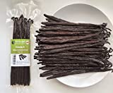 12 Madagascar Vanilla Beans Grade A. Late 2021-2022 Harvest 6'-7.5' Fresh by FITNCLEAN VANILLA for Extract, Baking and Essence. Gourmet Bourbon NON-GMO Whole Pods