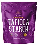 Tapioca Flour Starch, 2lb, Gluten Free Flour, Tapioca Starch for Tapioca Pudding, Yuca Starch, Pure, Paleo, All Natural, Non-GMO, Batch Tested, Product of Thailand, 2 Pounds, By PuroRaw.