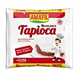 Amafil Tapioca Flour 500g (17.6oz) Massa Para Tapioca ( 4 Pack)