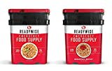 ReadyWise Long Term Emergency Food Supply, Breakfast and Entree Variety (2 Buckets- Total of 240 Servings)