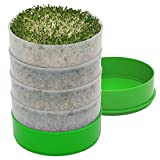 Kitchen Crop VKP1200 Seed Sprouter, | 6' Diameter Trays, 1 Oz Alfalfa Included