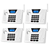 Intercoms Wireless for Home [Upgraded 2022] Hand Free 4921 Feet Range Intercom Real Time, Two Way Communication Home Intercom System with Group Call Full Duplex Intercom for Office Hotel House(4 Pack)
