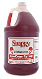 Snappy Popcorn Snappy Snow Conce Syrup strawberry, 128 Fl Oz