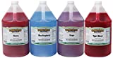Hawaiian Shaved Ice Syrup 4 Pack, Gallons