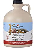 Hidden Springs Maple 100% Natural Vermont Maple Syrup, Grade A Dark Robust (Formerly Grade B), 64 Ounce, 1 Half Gallon, Family Farms, BPA-free Jug