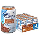 Pure Protein Frosty Chocolate Protein Shake, 35g Complete Protein, Ready to Drink and Keto-Friendly, Excellent Source of Calcium, 11 Fl Oz (Pack of 12)