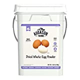 Augason Farms Dried Whole Egg Powder Emergency Food Supply 11 Pound 4-Gallon Pail 383 Servings