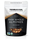 Terrasoul Superfoods Raw Unpasteurized Organic Almonds (Sproutable), 1 Pound