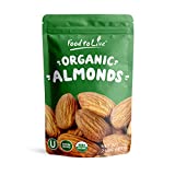 Organic Almonds, 2 Pounds – Non-GMO, Whole, Raw, No Shell, Unpasteurized, Unsalted, Vegan, Kosher, Bulk. Keto Snack. Good Source of Vitamin E, Protein. Great for Almond Milk, Nut Butter, and Desserts.