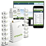 Smart Home Energy Monitor with 16 50A Circuit Level Sensors | Real Time Electricity Monitor/Meter | Solar/Net Metering