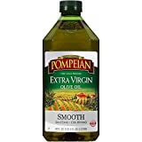 Pompeian Smooth Extra Virgin Olive Oil, First Cold Pressed, Mild and Delicate Flavor, Perfect for Sauteing and Stir-Frying, Naturally Gluten Free, Non-Allergenic, Non-GMO, 68 Fl Oz., Single Bottle