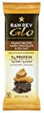 Raw Rev Glo Vegan Protein Bars, Peanut Butter Dark Chocolate & Sea Salt, 1.6 Ounce Bar (Pack of 12)